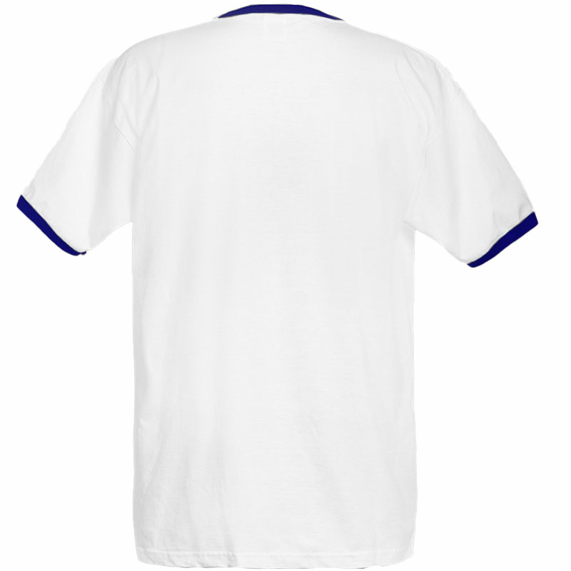 Camiseta Bicolor Ringer Hombre Trasero